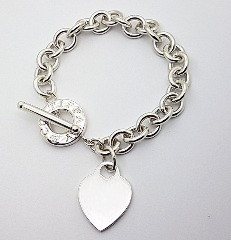 Tiffany & Co. - Heart Charm Toggle Bracelet 7