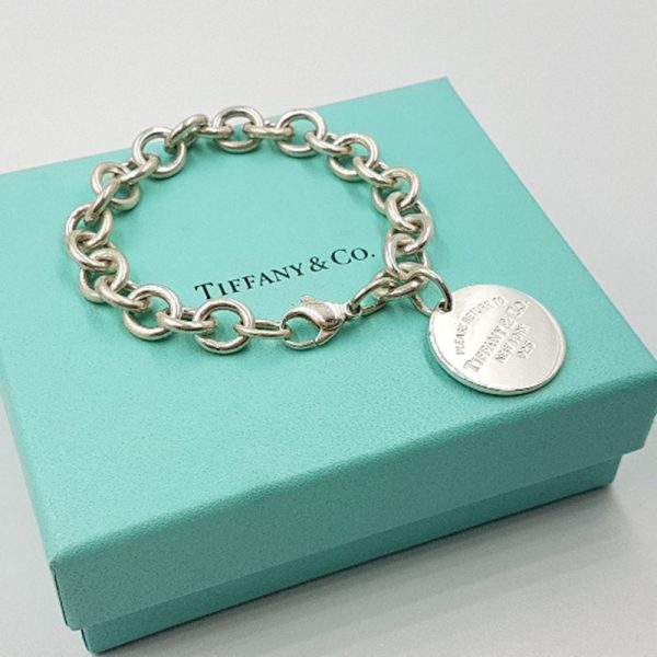 Tiffany & Co. - Please Return To Tiffany & Co 925 Sterling Silver Round ...
