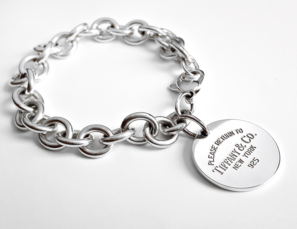 Tiffany  Co Sterling silver Venetian link bracelet 925  holidayvillagekandlacom