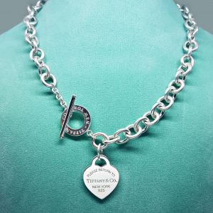 tiffany & co heart tag toggle necklace