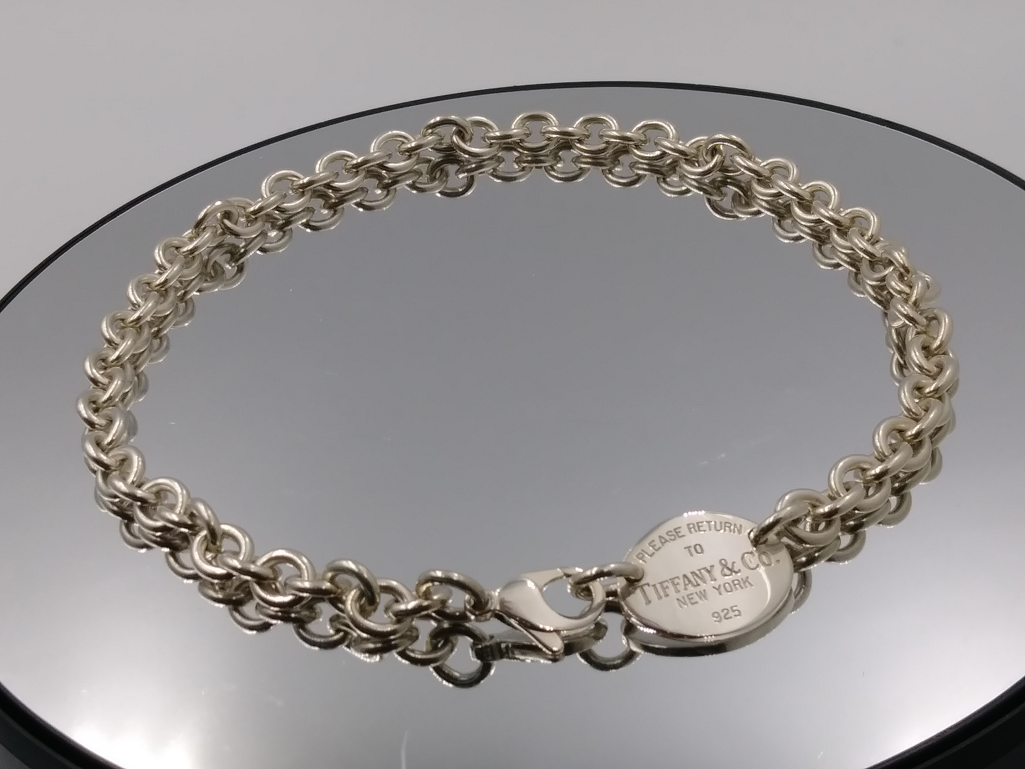 Tiffany & Co. - Please Return To Tiffany & Co Sterling Silver Oval