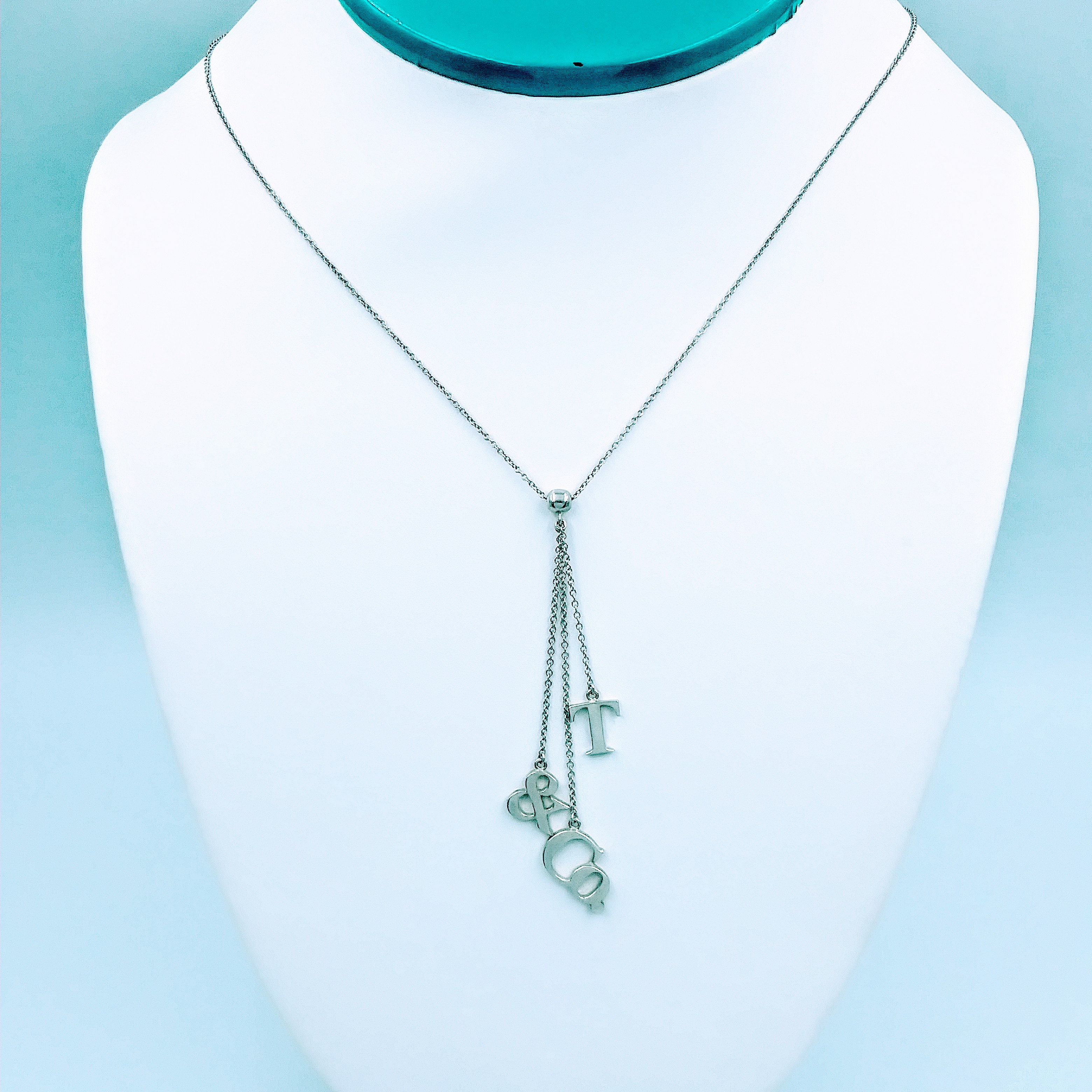 tiffany and co lariat necklace
